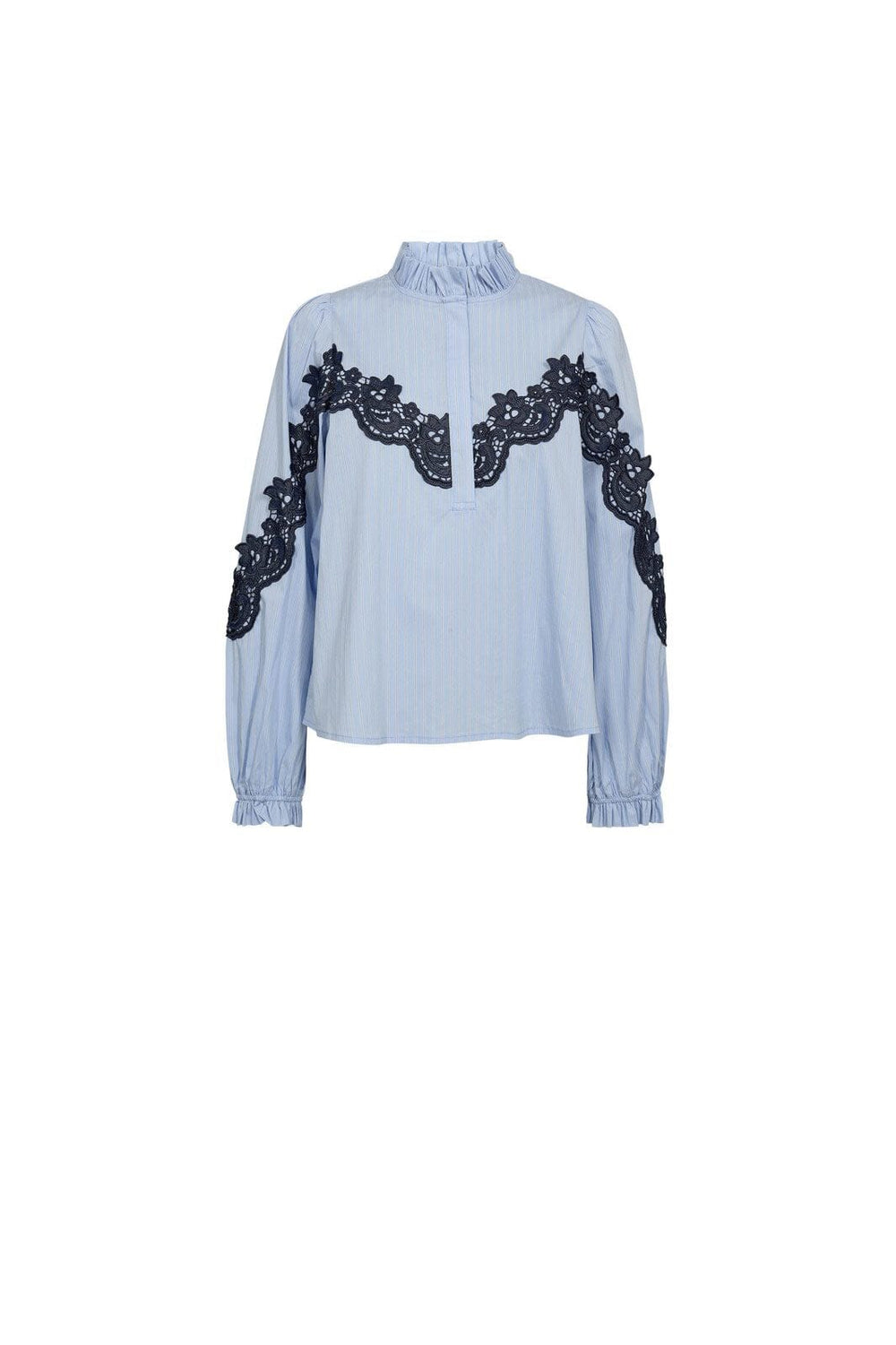 Gossia - Olinego Blouse G2730 - Blue Striped