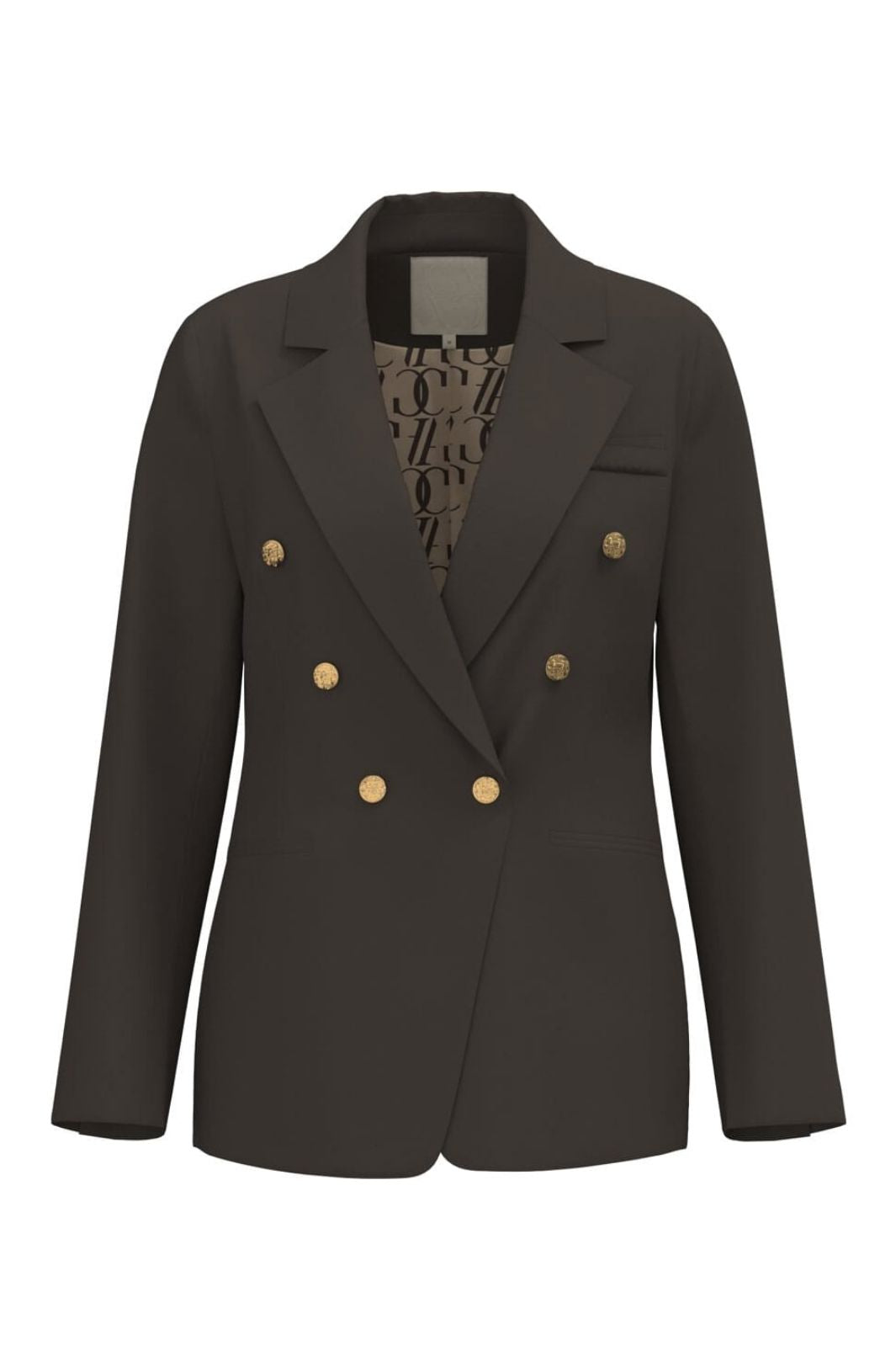 Gossia - Paulago Blazer G1771 - Coffee Blazere