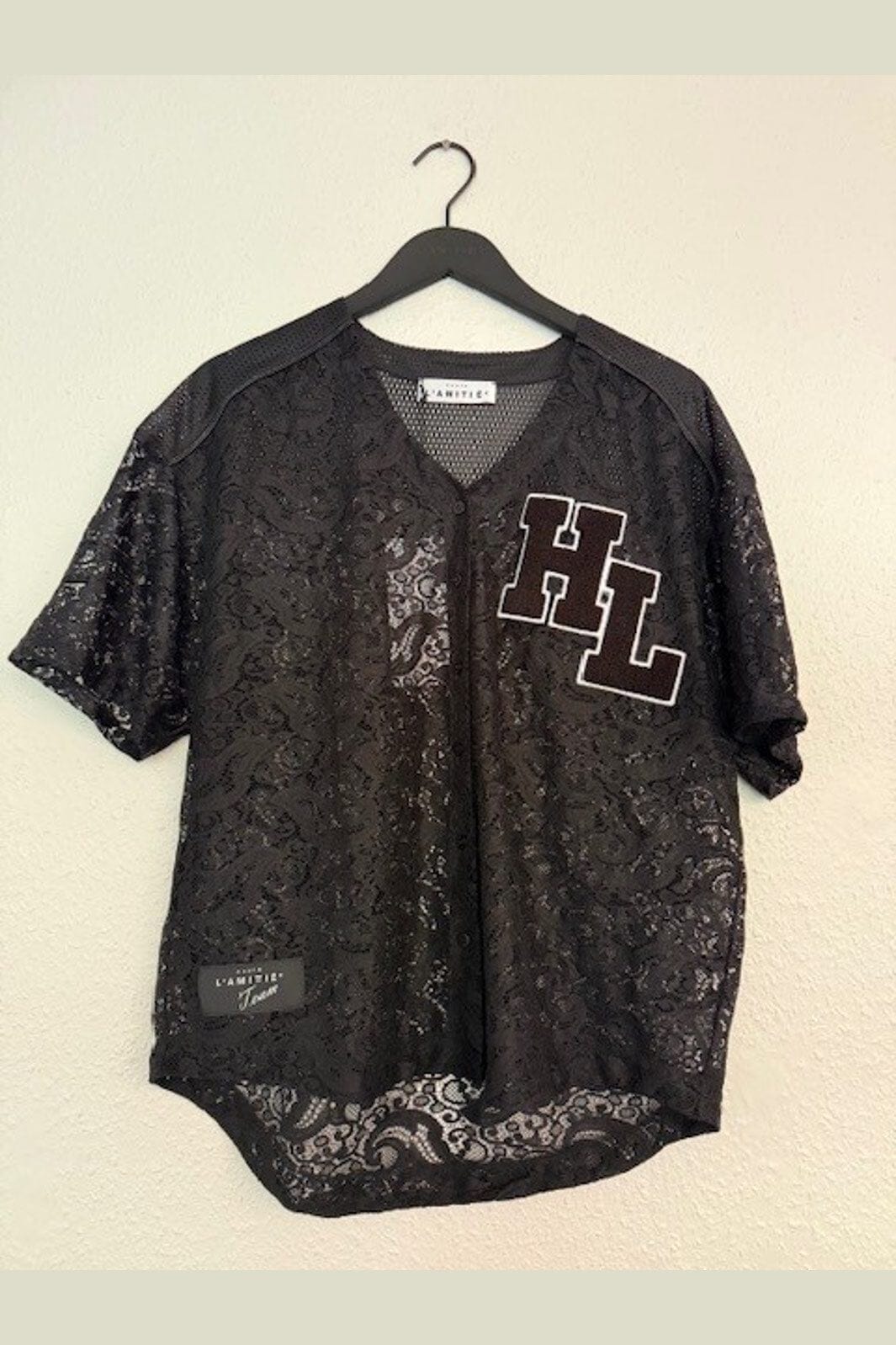 Haute L'Amitié - Court Lace Tee HL10466 - Black