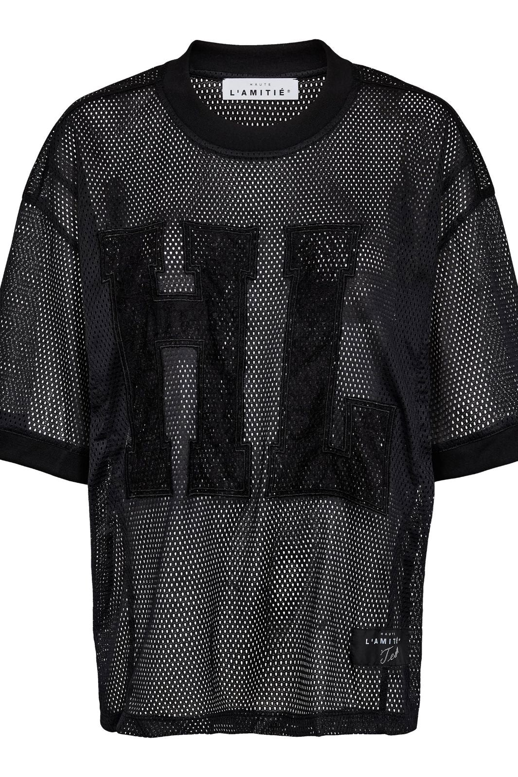 Haute L'Amitié - Drift Hl Lace Tee HL10272 - Black T-shirts