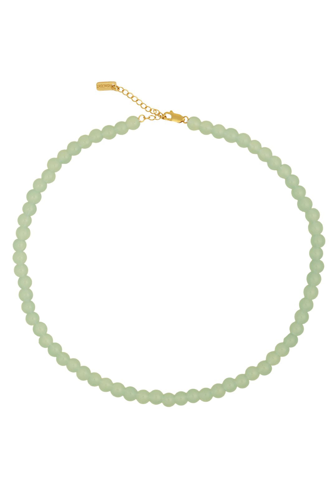Forhåndsbestilling - House Of Vincent - Candy Coral Pistachio S Necklace VJ233-UNG-G-S - Light Green - Gilded