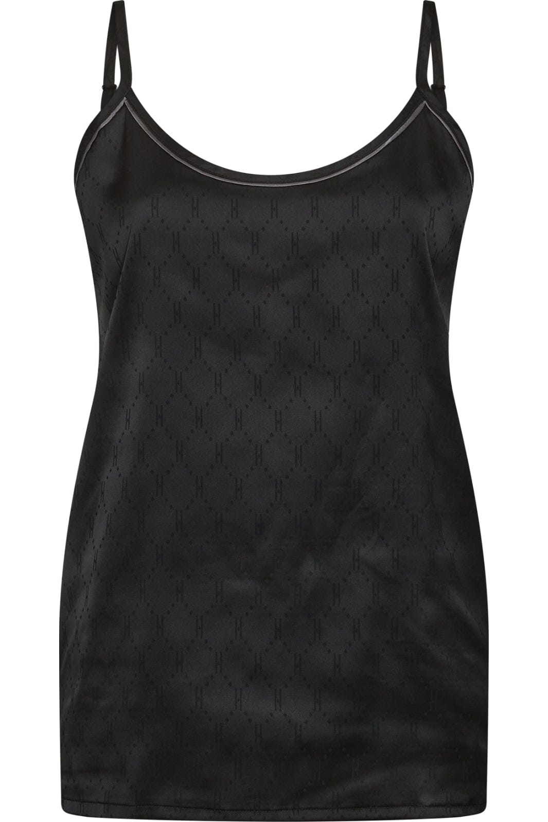 Hype The Detail - Satin Short Set 800-40 - 9 Sort Nattøj