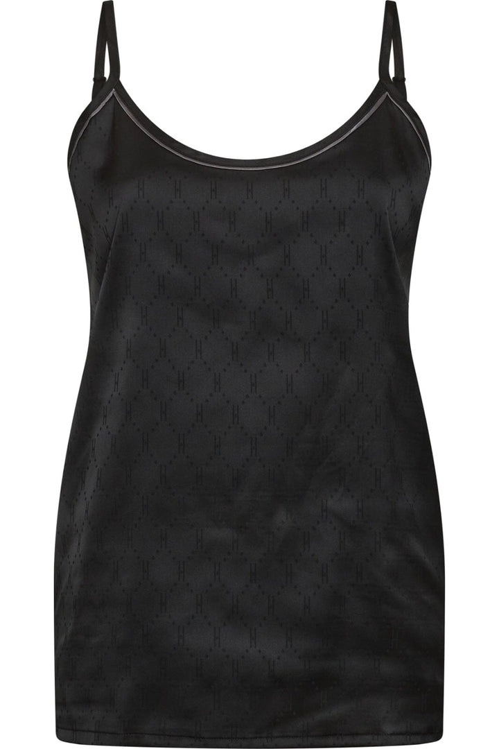 Hype The Detail - Satin Short Set 800-40 - 9 Sort Nattøj