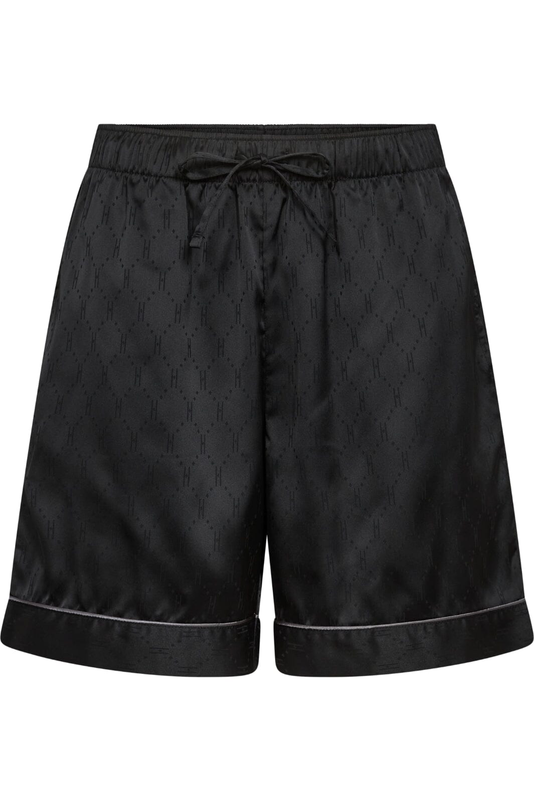 Hype The Detail - Satin Short Set 800-40 - 9 Sort Nattøj