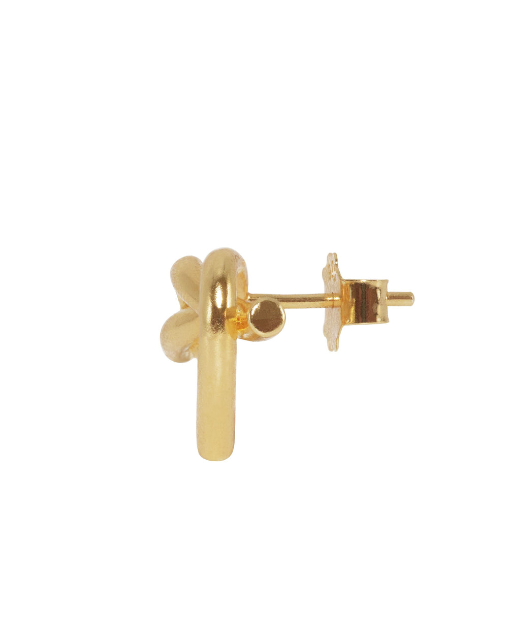 Jane Kønig - Big Tied Heart Stud BTHS-AW25-G - Ørering Øreringe