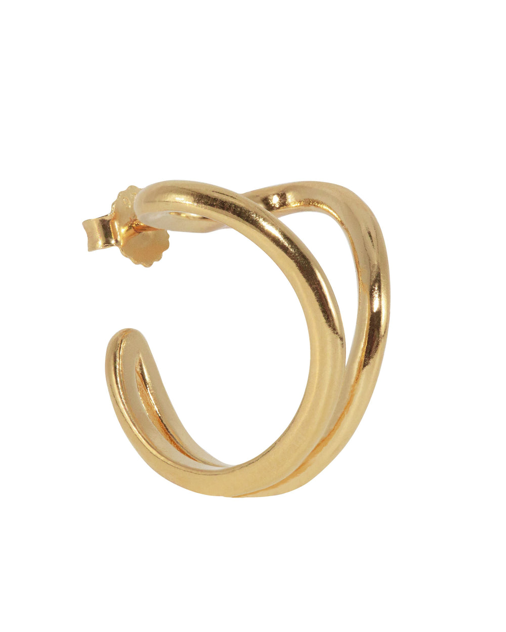 Jane Kønig - Open Heart Hoop OHH-AW25-G - Ørering Øreringe