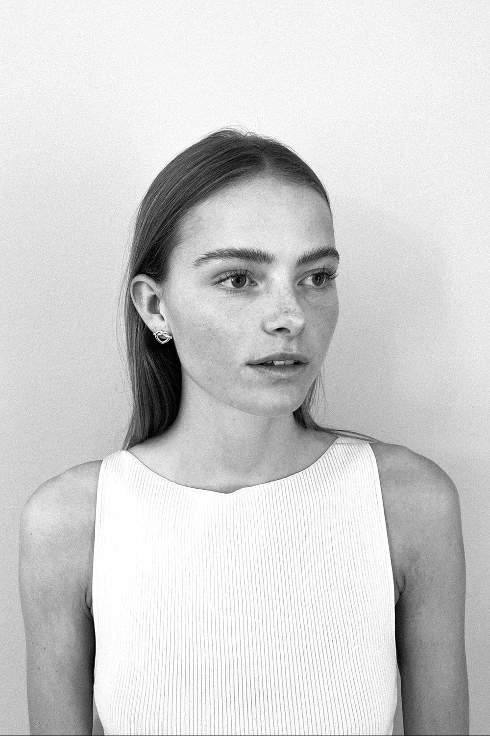 Jane Kønig - Tied Heart Stud THS-AW25-S - Ørering Øreringe