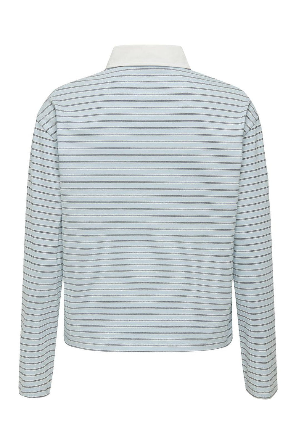 JDY - Jdydarling L/S Polo Shirt - 4870935 Cashmere Blue Mix Colors