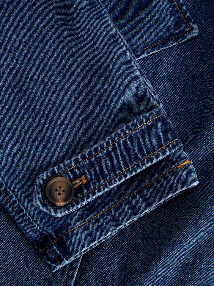 Jjxx - Jxcarlie Short Ls Denim Trenchcoa Sn - 4648321 Medium Blue Denim Jakker