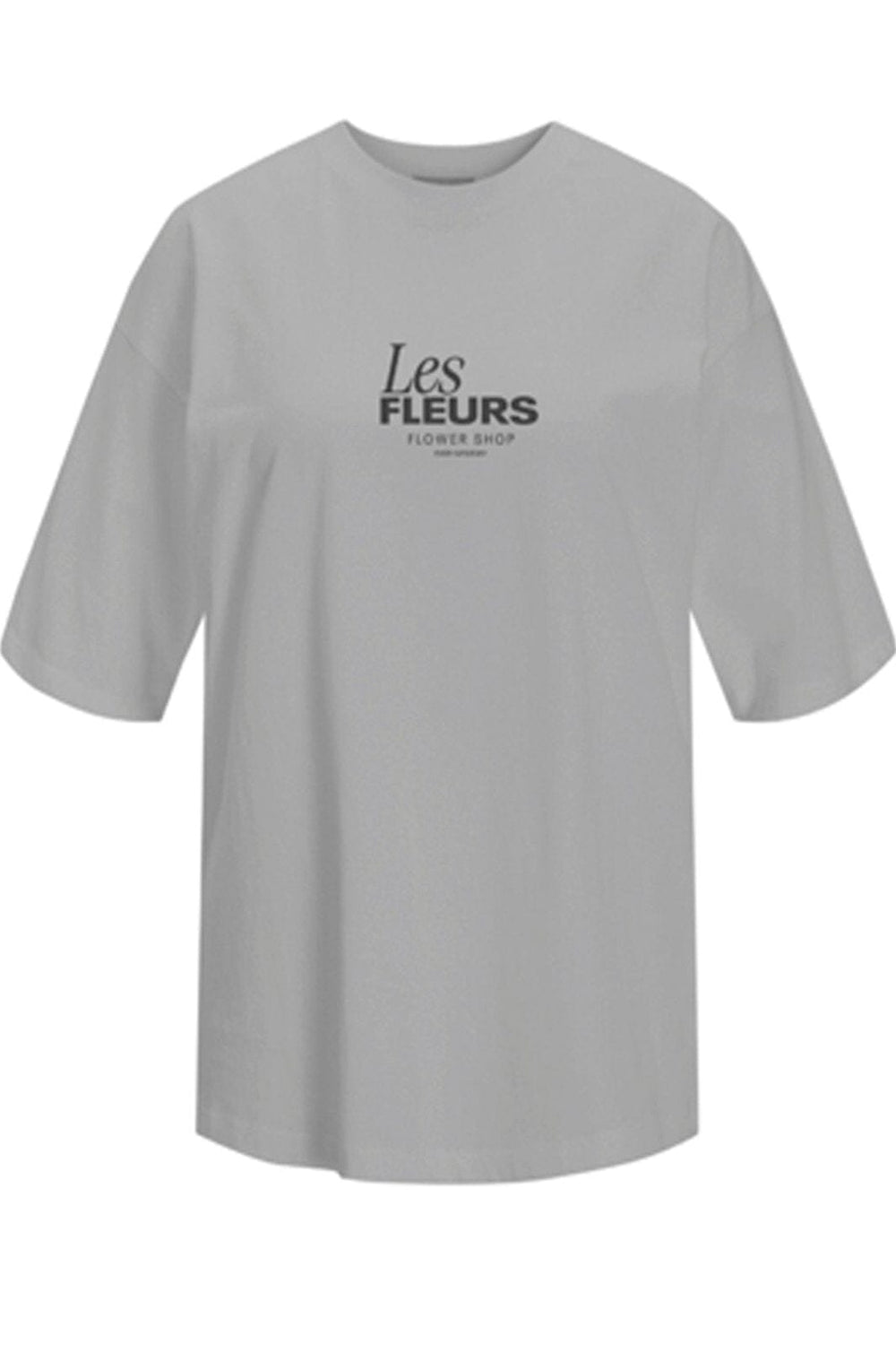 Jjxx - Jxmillow Loose Ss Tee - 4810440 Ultimate Grey Les Fleurs T-shirts