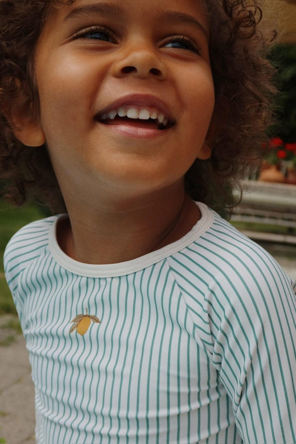 Konges Sløjd - Aster Swim Blouse Grs Ks103271 - Tea Stripe