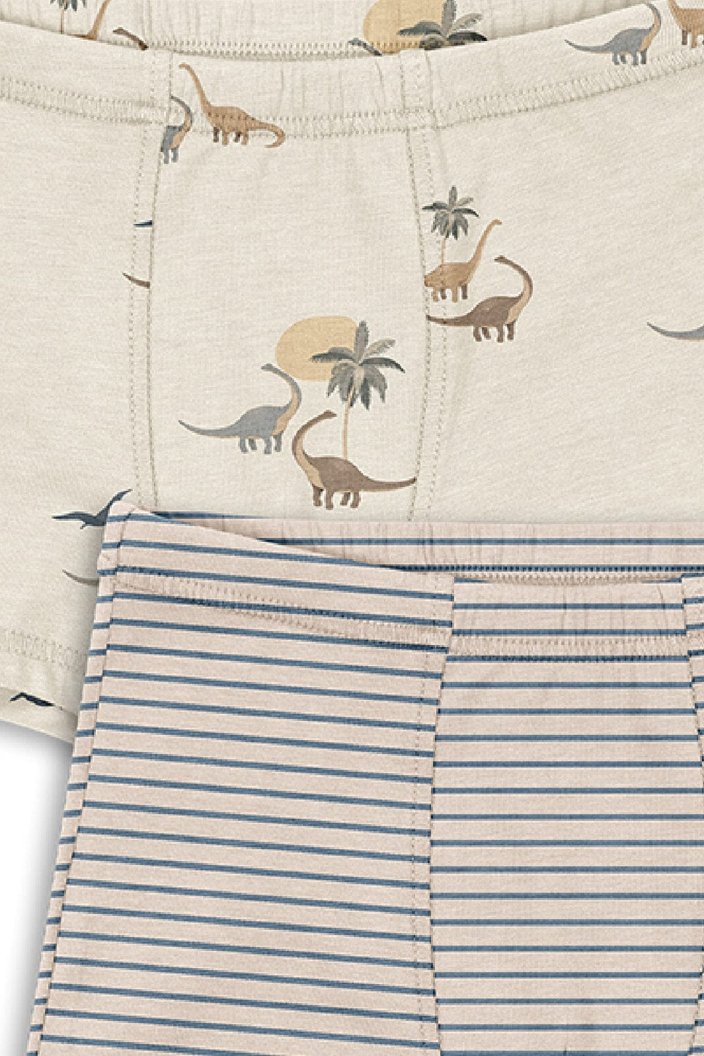 Konges Sløjd - Basic 2 Pack Boy Boxers Gots Ks103693 - Kubi/stripe Bluie