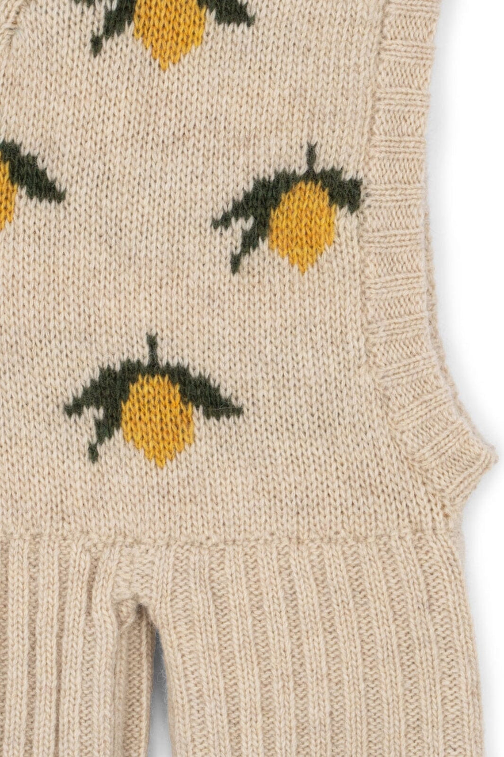 Konges Sløjd - Belou Lemon Knit Balaclava Ks103713 - Lemon