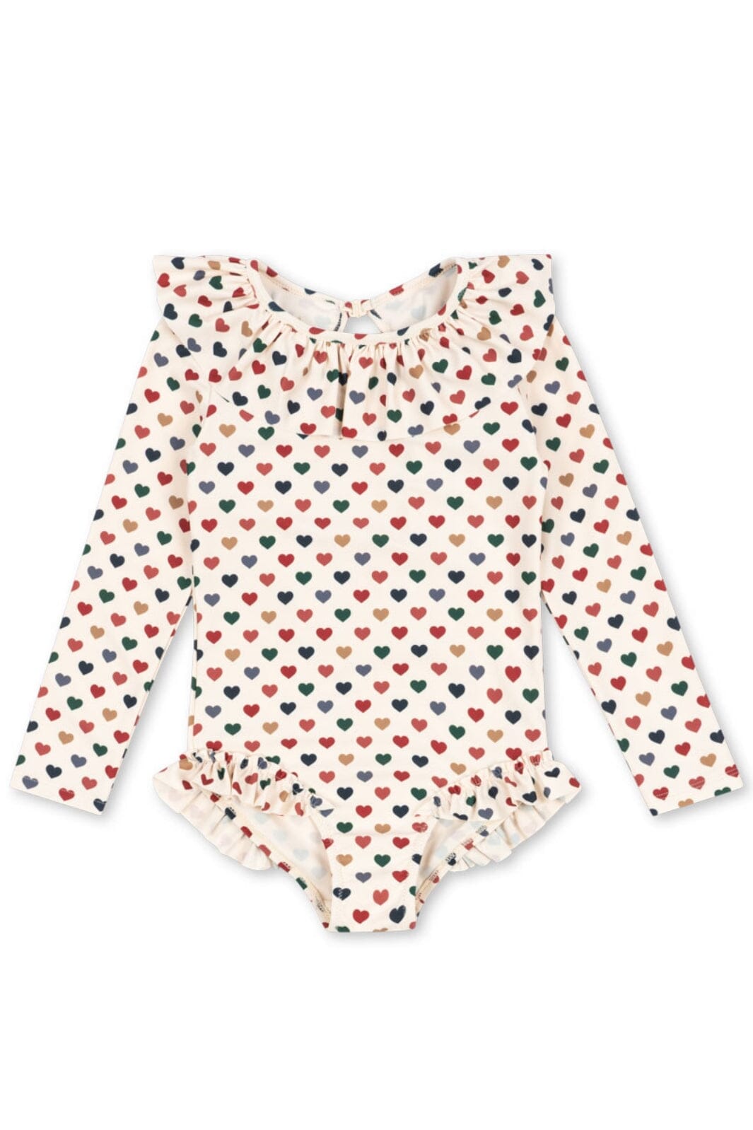 Konges Sløjd - Manuca Ls Swimsuit Grs Ks102514 - Coeur Coloré