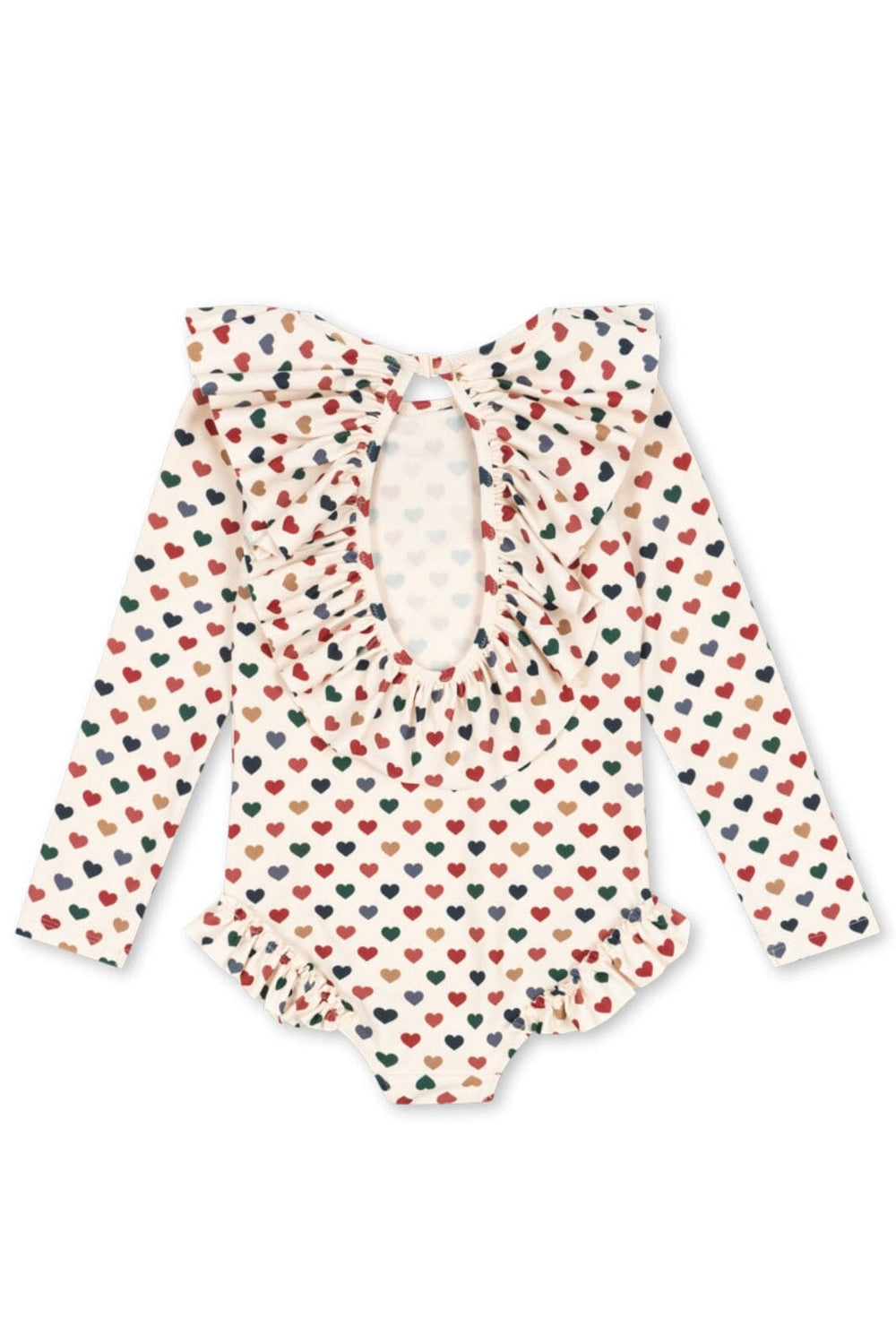 Konges Sløjd - Manuca Ls Swimsuit Grs Ks102514 - Coeur Coloré