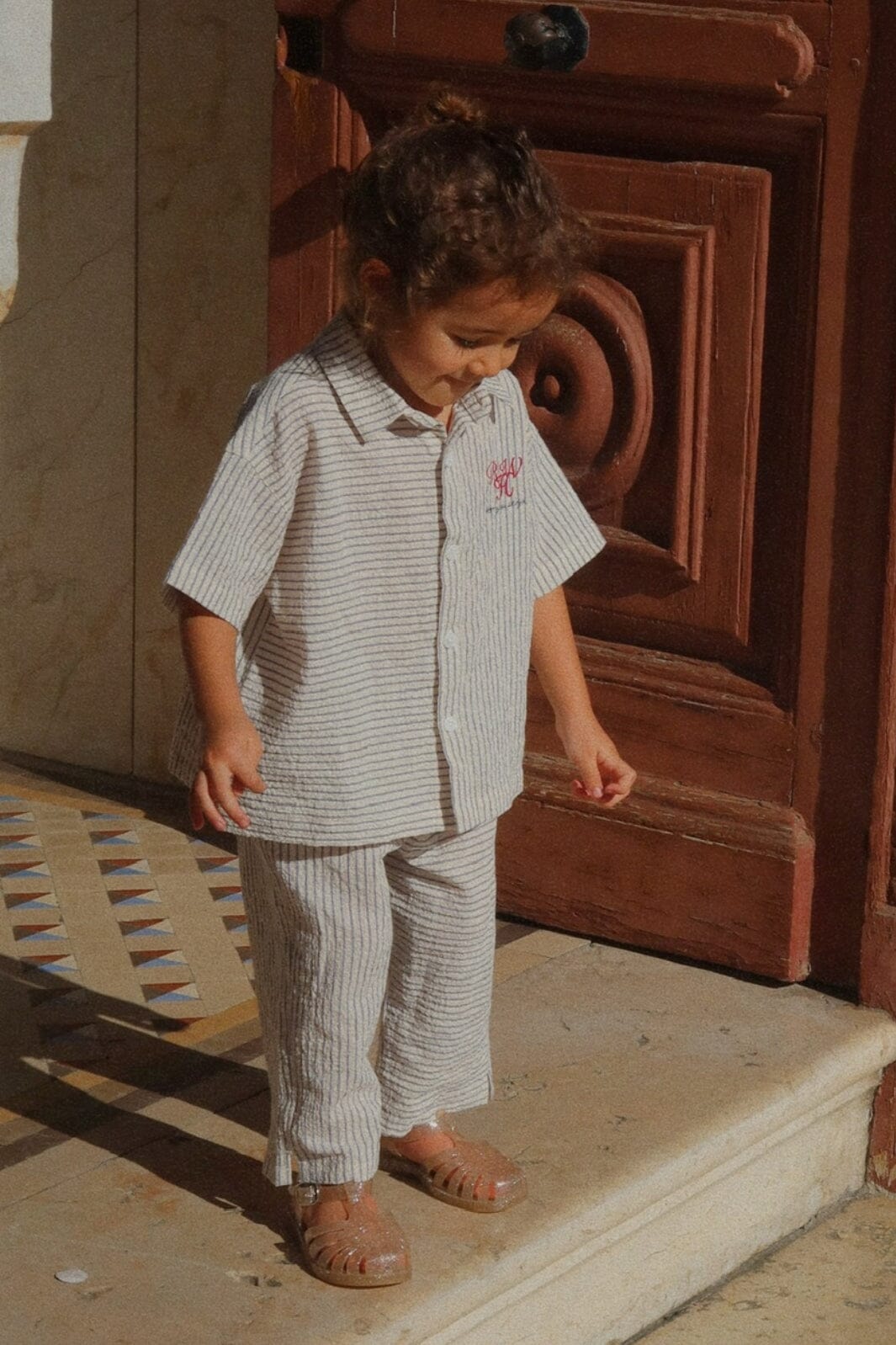 Konges Sløjd - Rhw X Ks Duo Pants Gots Ks103595 - Stripe Bluie