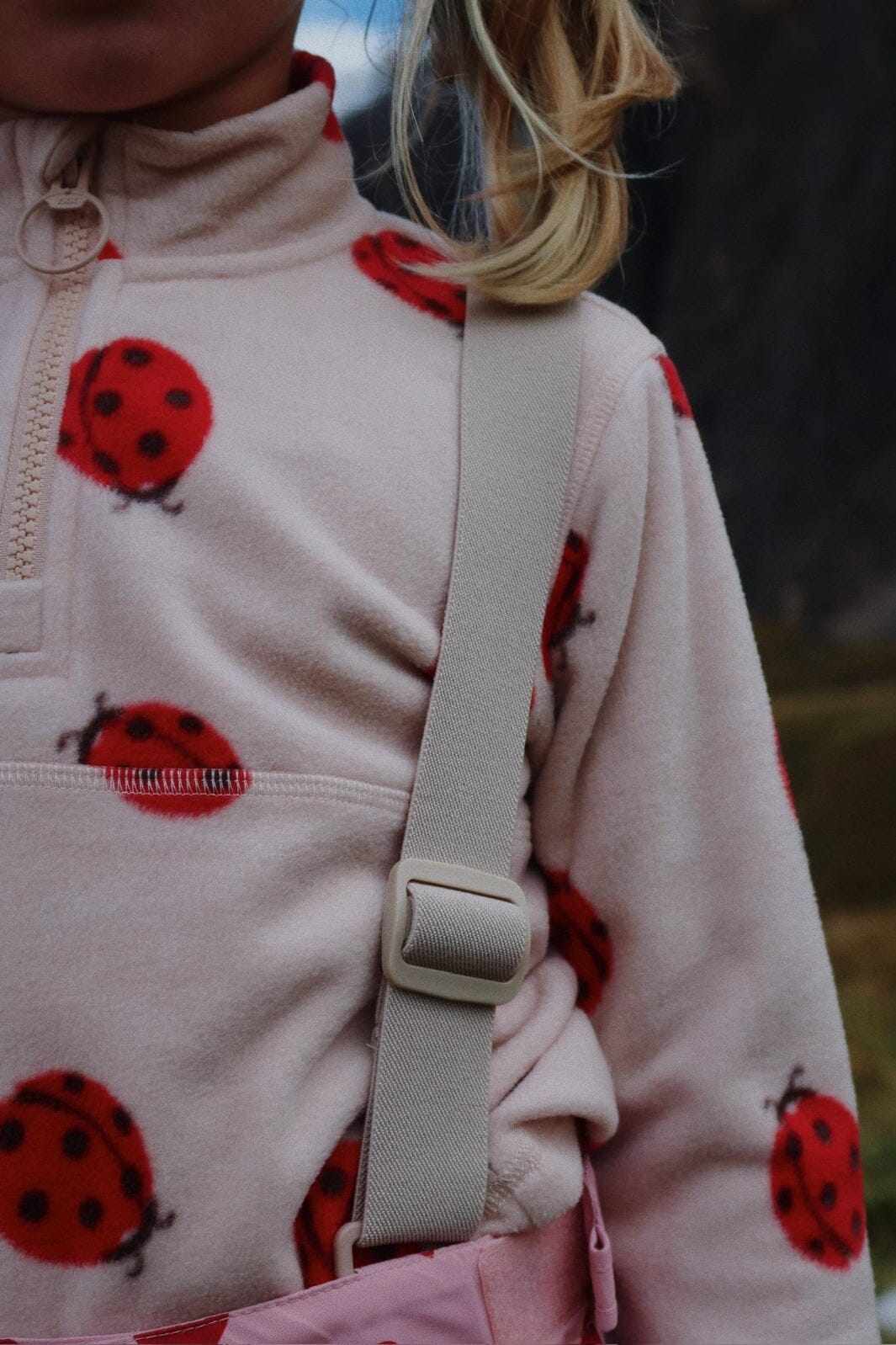 Konges Sløjd - Tavi Fleece Sweatshirt Grs Ks103542 - Ladybug