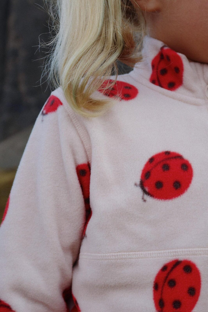 Konges Sløjd - Tavi Fleece Sweatshirt Grs Ks103542 - Ladybug