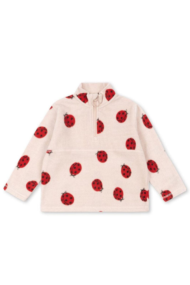 Konges Sløjd - Tavi Fleece Sweatshirt Grs Ks103542 - Ladybug