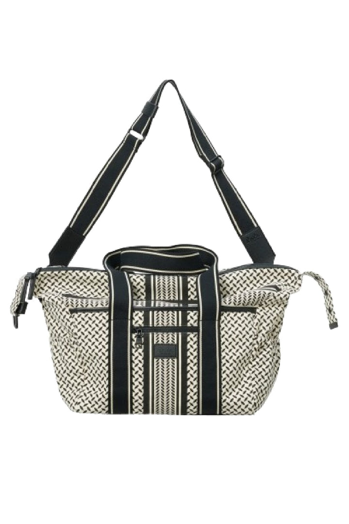 Lala Berlin - Big Bag Muriel 2.0 - heritage stripe black Tasker