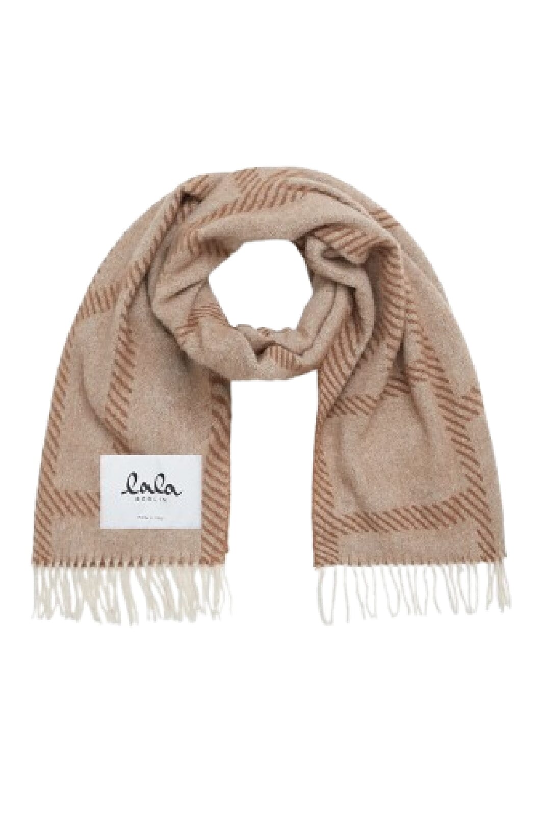 Lala Berlin - Scarf Svea 10015449 - Brown/Beige