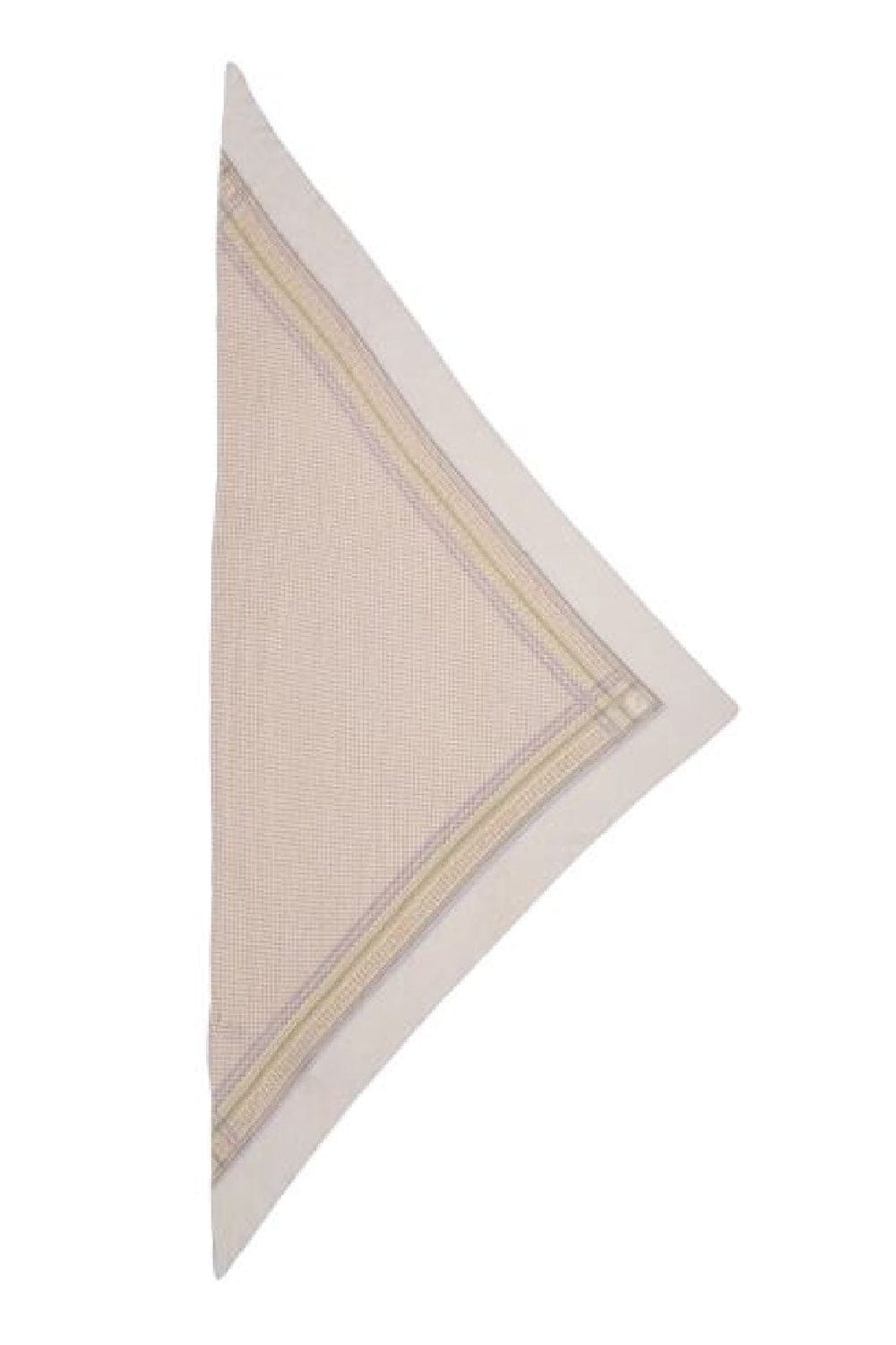 Lala Berlin - Triangle Heritage Double - egret flip Tørklæder
