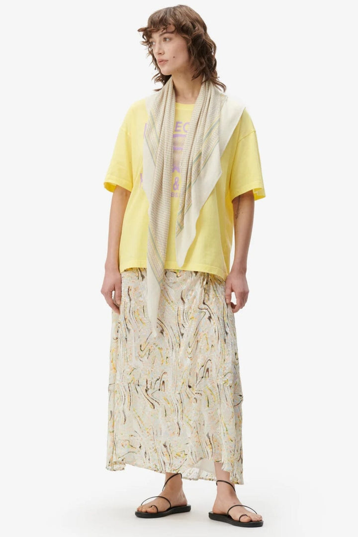 Lala Berlin - Triangle Heritage Double - egret flip Tørklæder