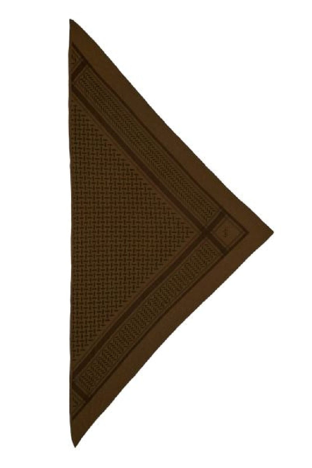 Lala Berlin - Triangle Trinity Classic M - dark mocca Tørklæder
