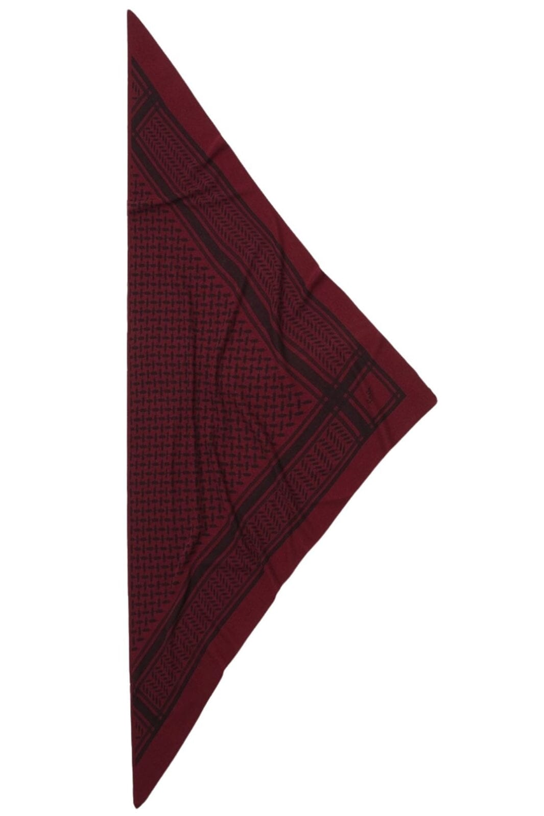Lala Berlin - Triangle Trinity M 10017002 - Bordeaux Tørklæder