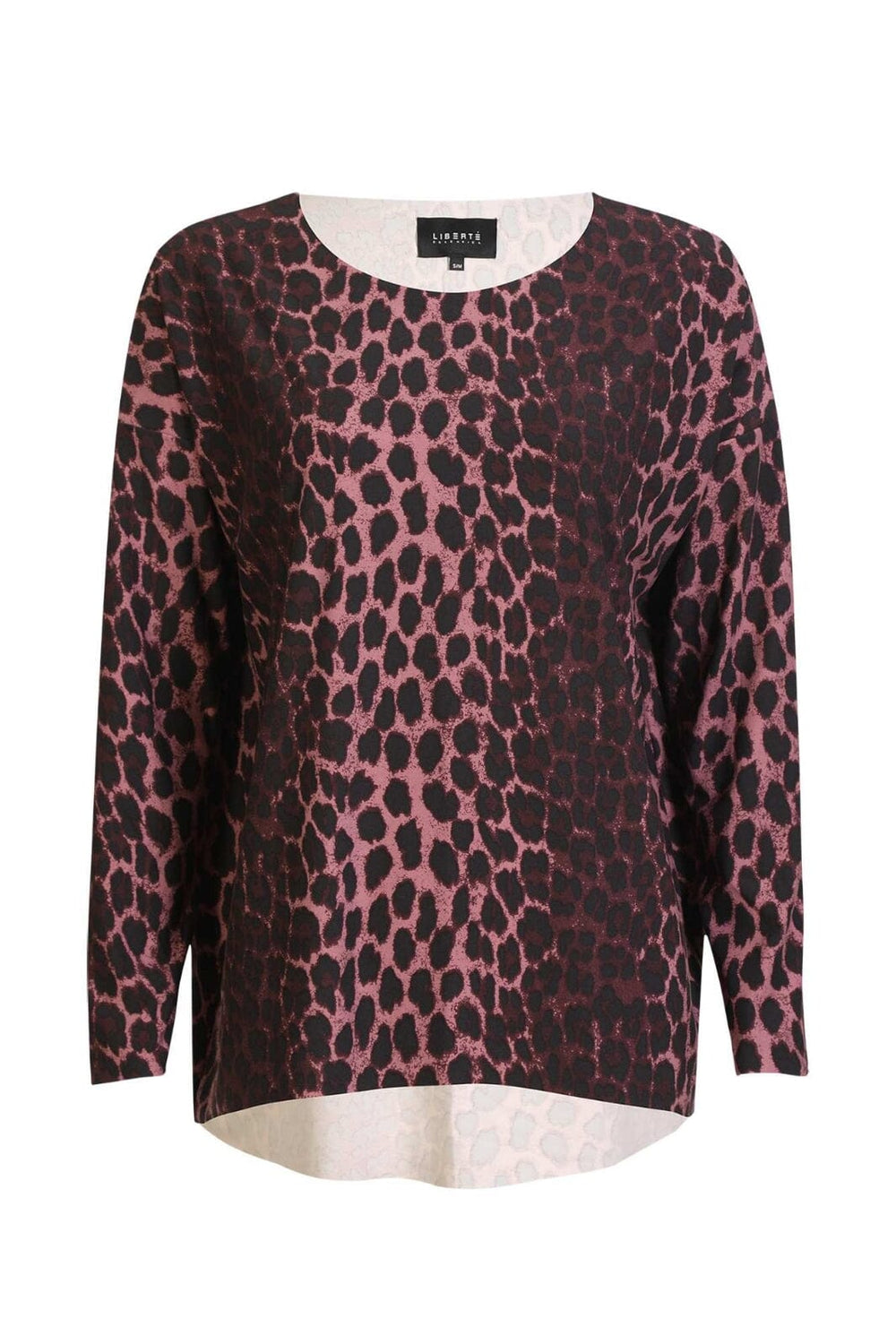 Liberte - Alma-Ls-Top 9504 - Bordeaux Lux Leo Bluser