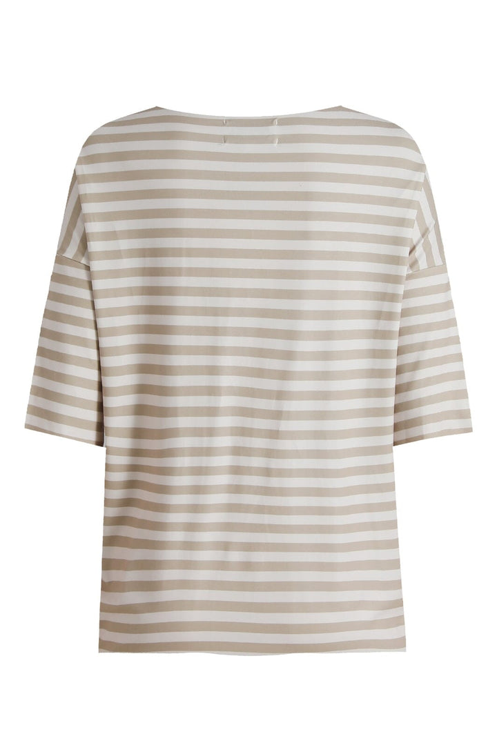 Liberte - Alma-Tshirt 9519 - Sand Ivory Stripe