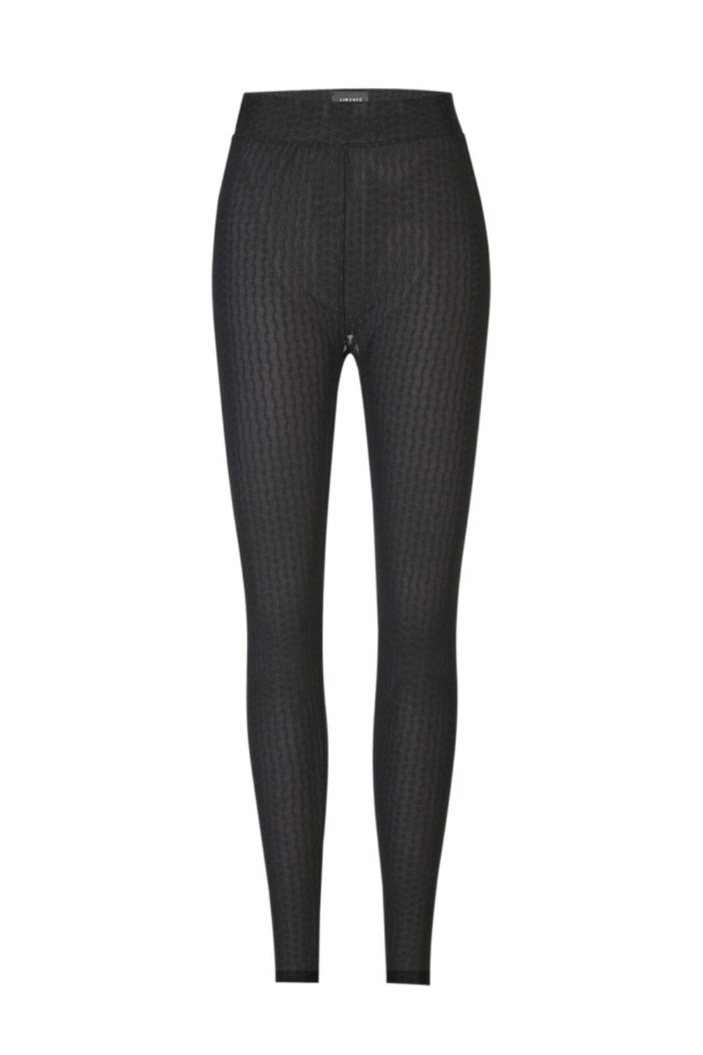 Liberte - Isa Leggings 21347 - Black Wavy Lines Leggings
