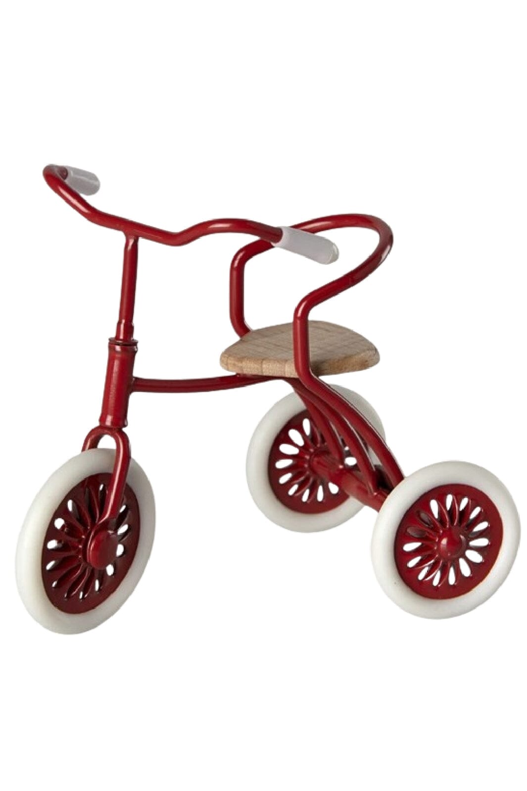 Maileg - Abri À Tricycle, Mouse - Red Legetøj