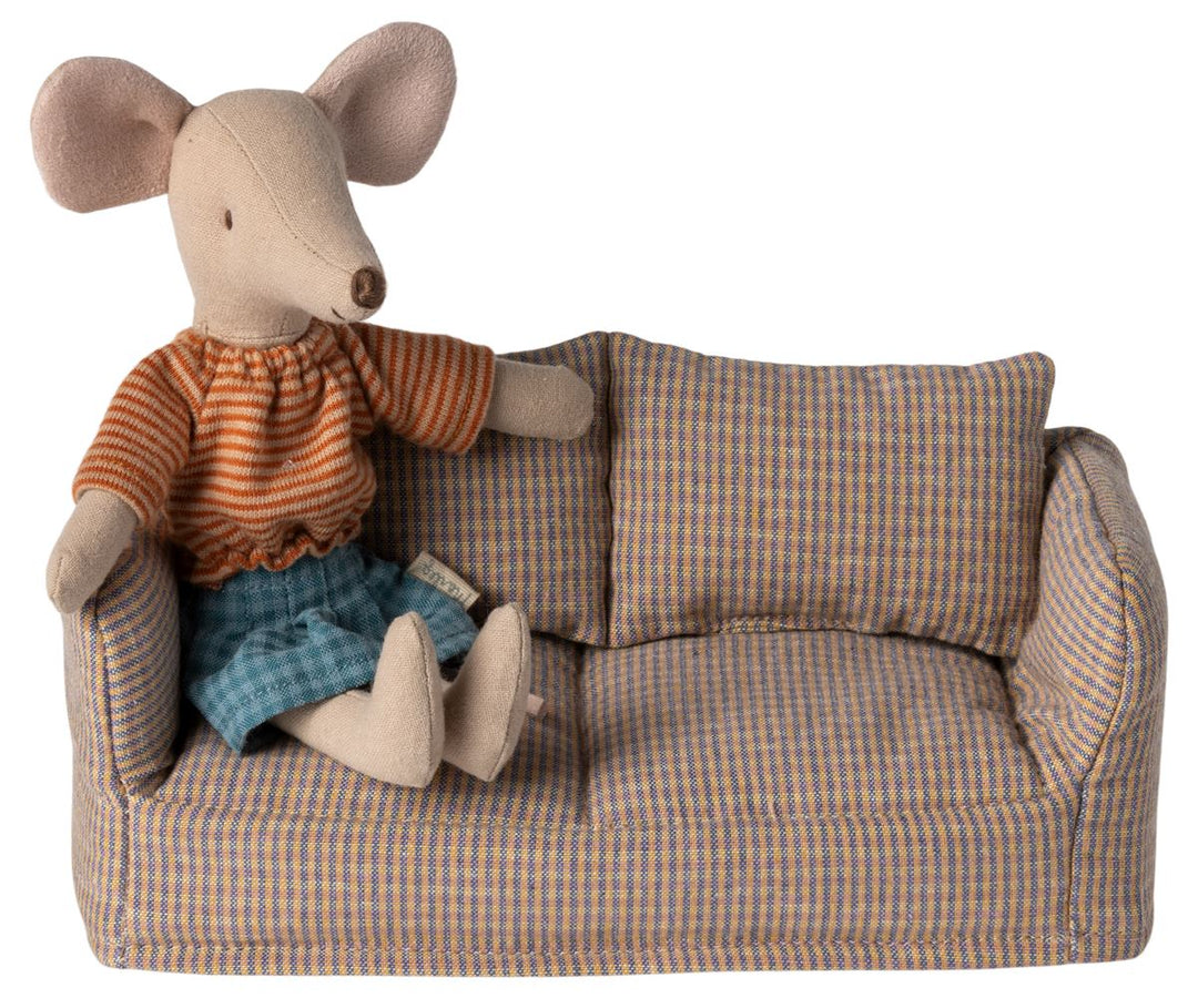 Maileg - Couch, Mouse - Mouse Furniture Legetøj