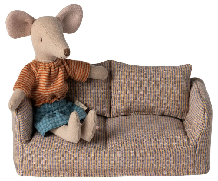 Maileg - Couch, Mouse - Mouse Furniture Legetøj