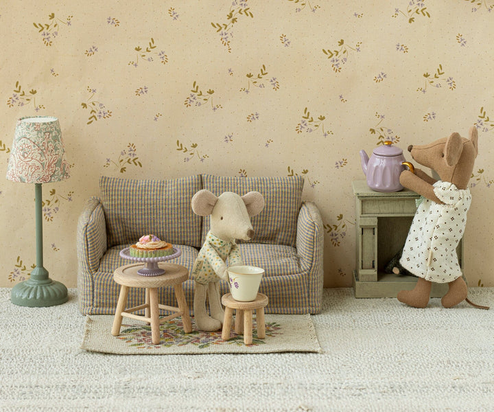 Maileg - Couch, Mouse - Mouse Furniture Legetøj