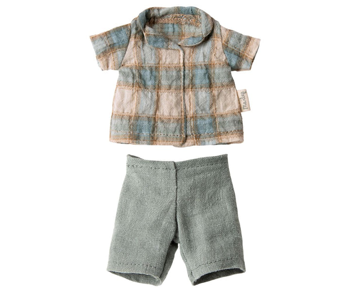 Maileg - Hare Størrelse 1, Klassisk - Bluse Og Shorts - Rabbit Size 1 Legetøj