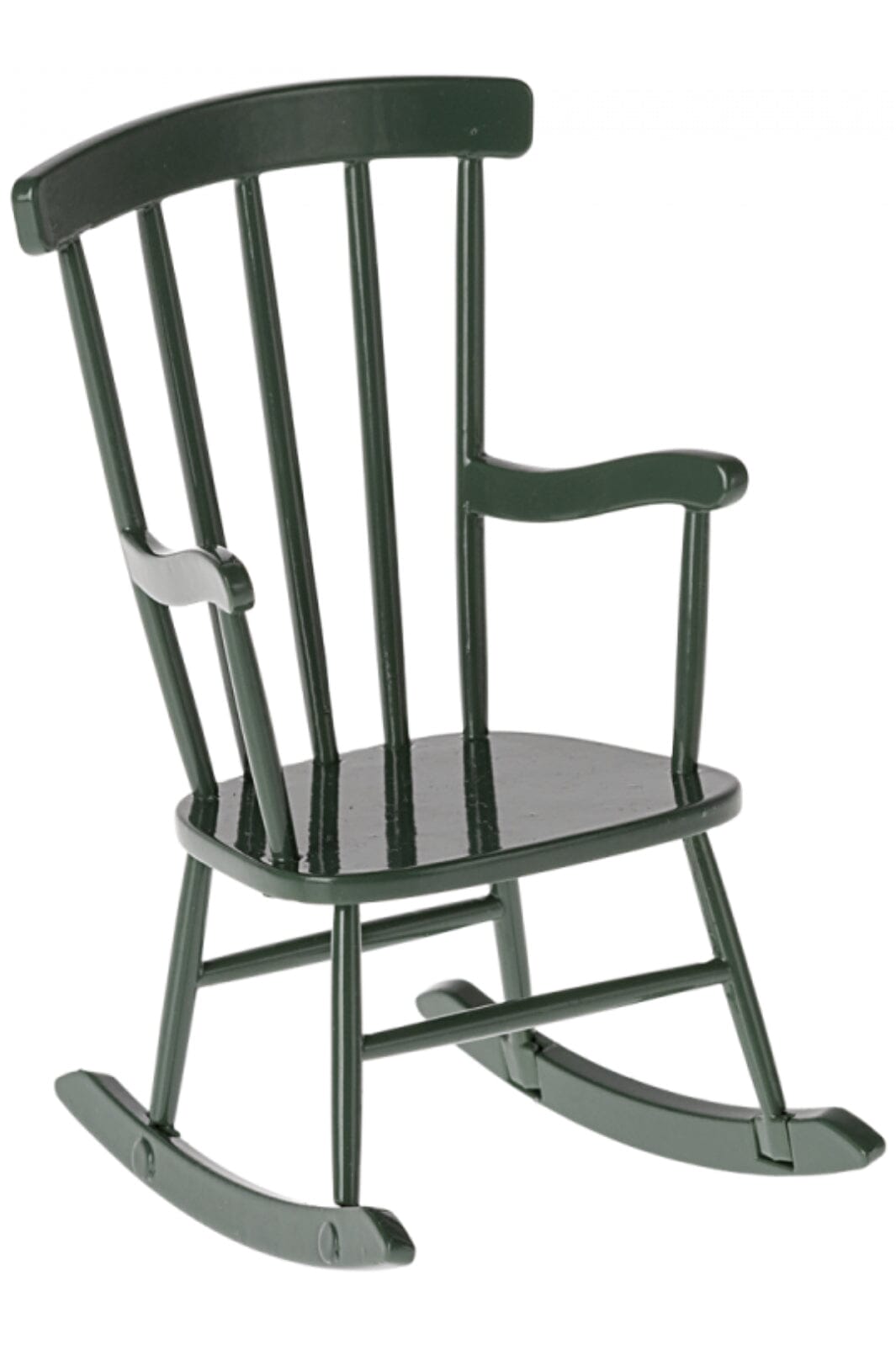 Maileg - Rocking Chair, Mouse - Dark Green Legetøj