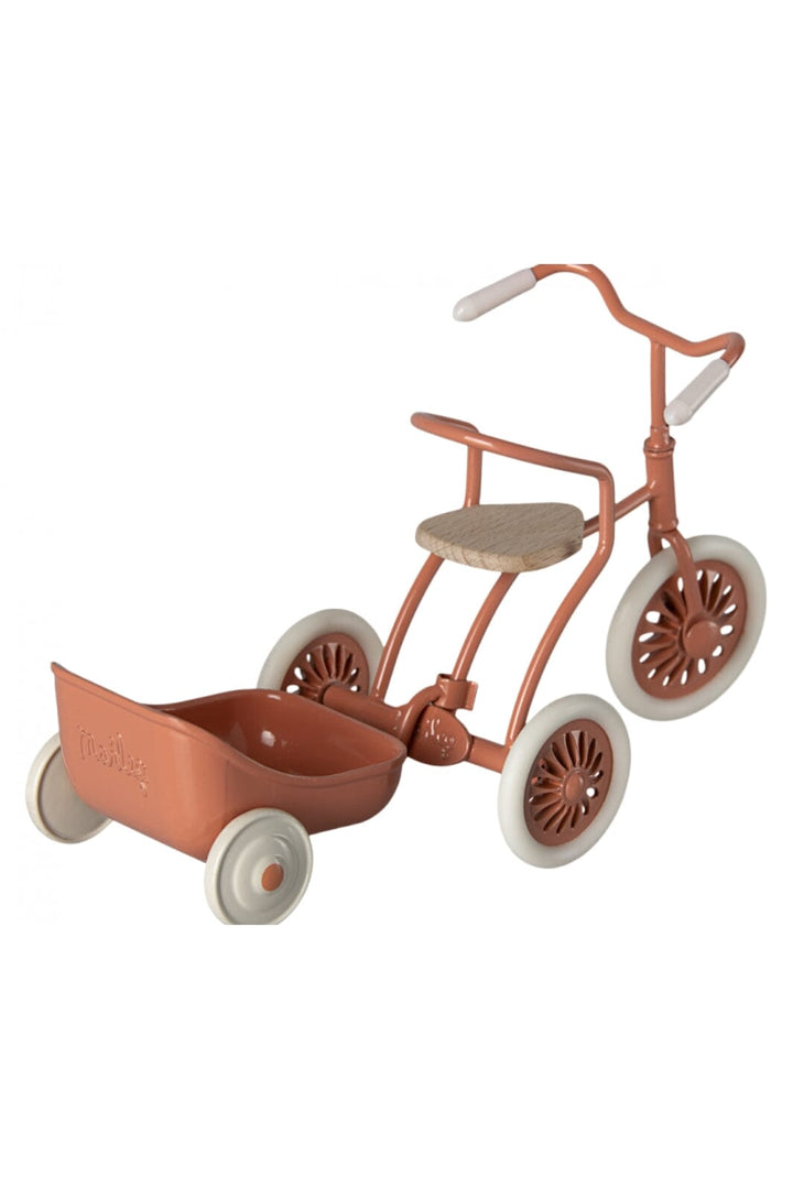 Maileg - Tricycle Hanger, Mouse - Coral Dekoration