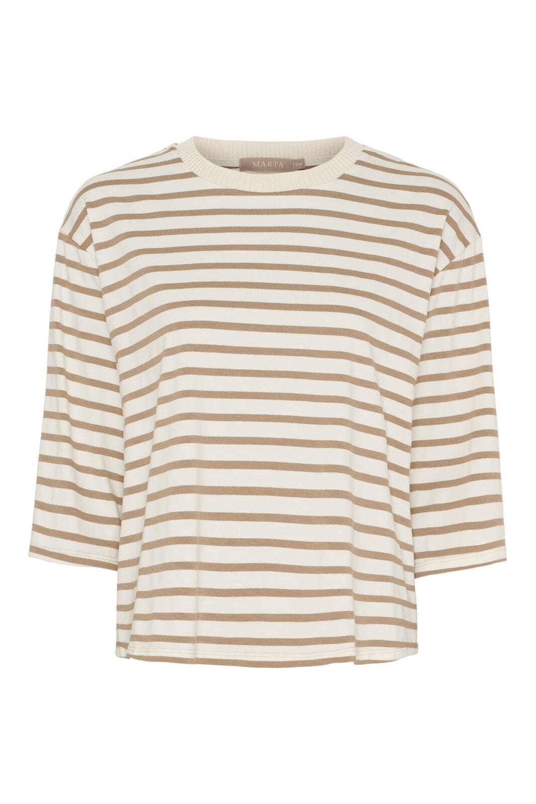 Marta Du Chateau - Mdcbrooklyn Tee 58351 - Beige/Fango