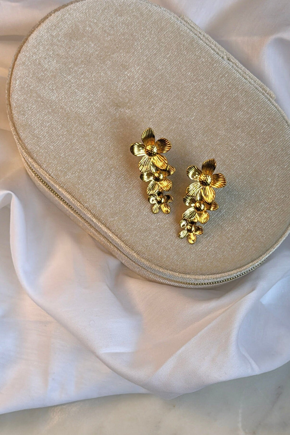 Mellow Moon - Lina Ørering - Golden Øreringe