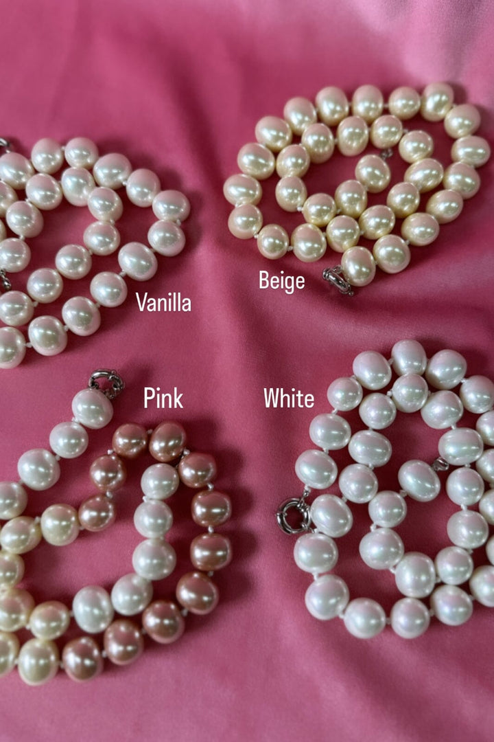 Mellow Moon - Pearl Necklace N1612 - Pink Halskæder