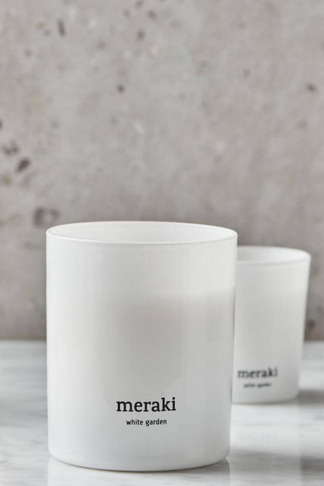 Meraki - Duftlys, White garden Duftlys