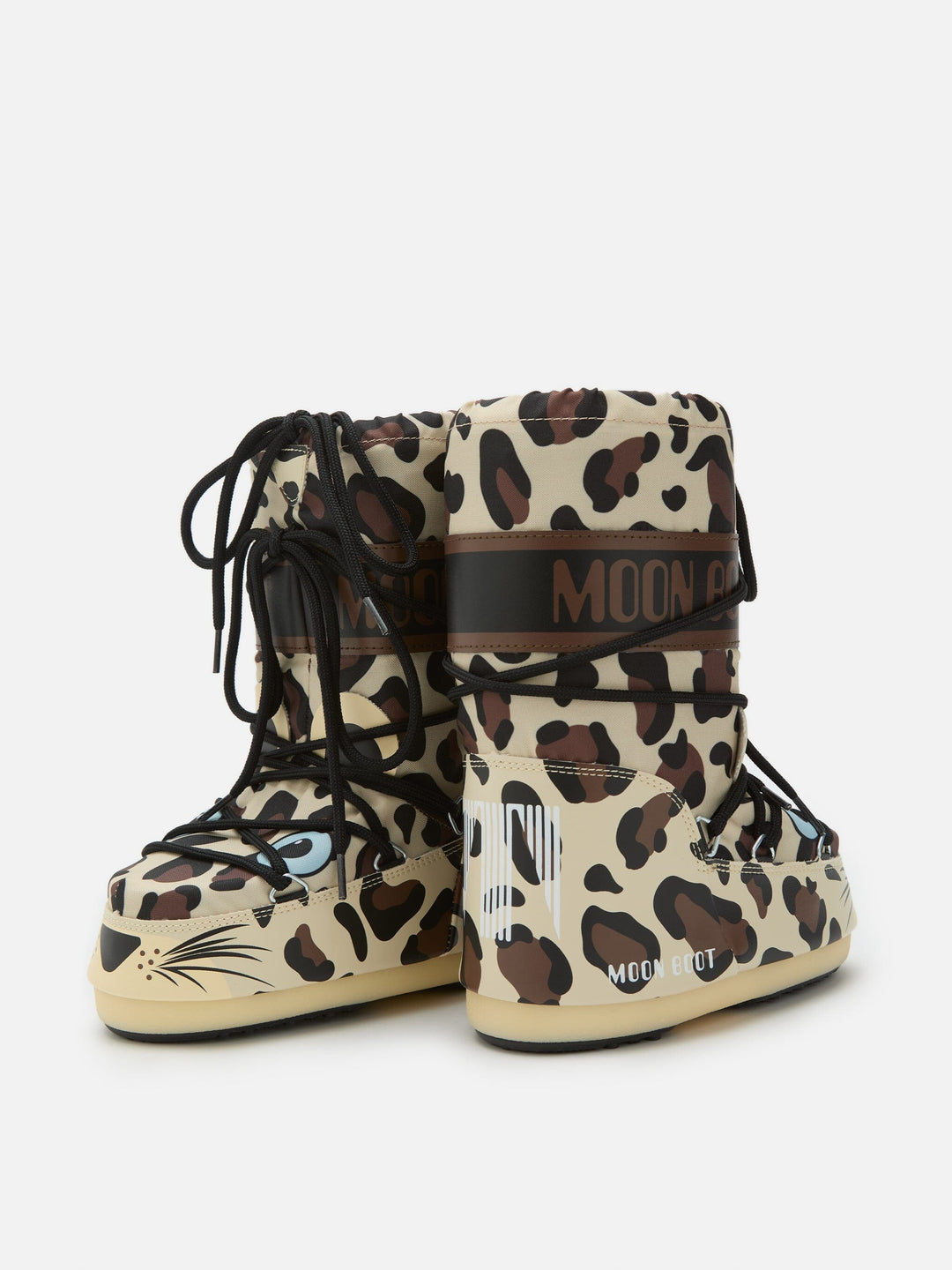 Moon Boot - Mb Icon Animal Jr80D3400300 - V010 Leopard Støvler