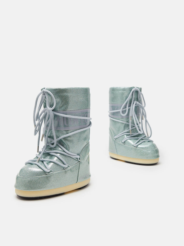 Moon Boot - Mb Icon Jr Glitt - F001 Light Blue Støvler