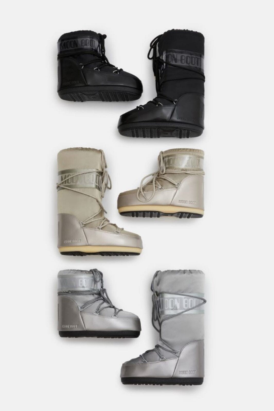 Moon Boot - Mb Icon Low Glance - N001 Black Støvler