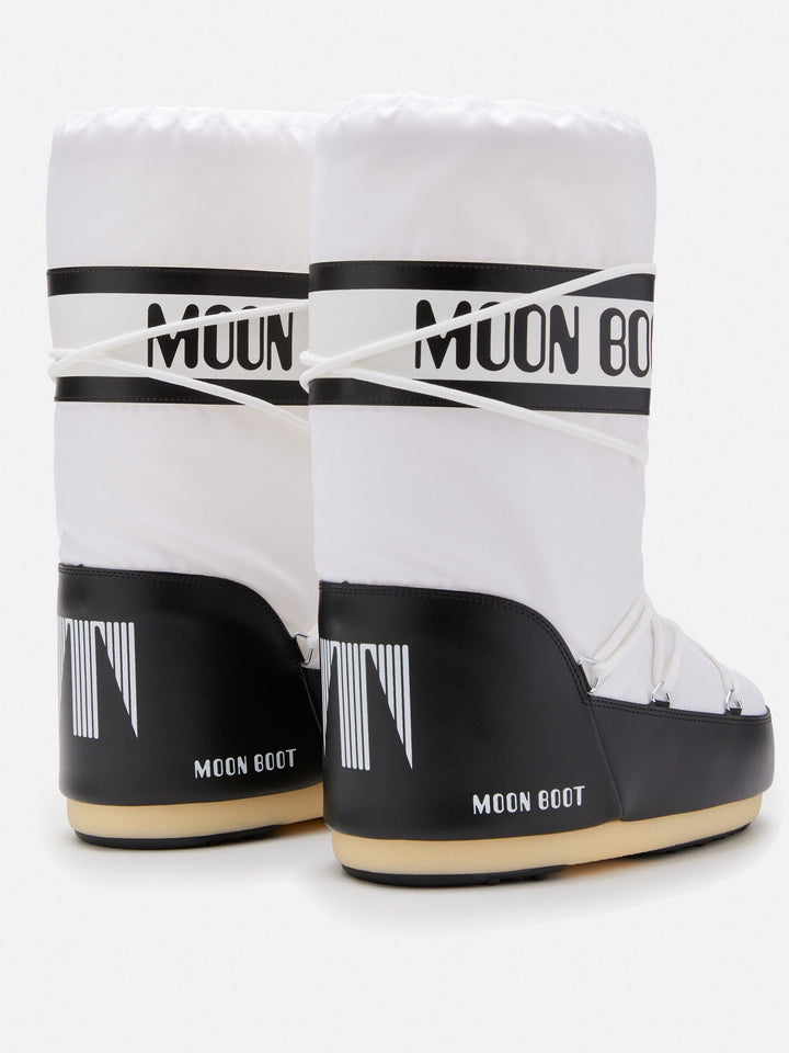 Moon Boot - Mb Icon Nylon - Na02 Black/white Støvler