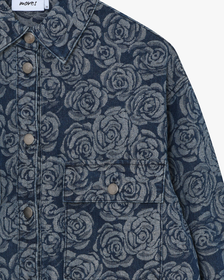Moves by Minimum - Noliana Shirt 4518 241434518 - 1002 - Medium Blue Skjorter