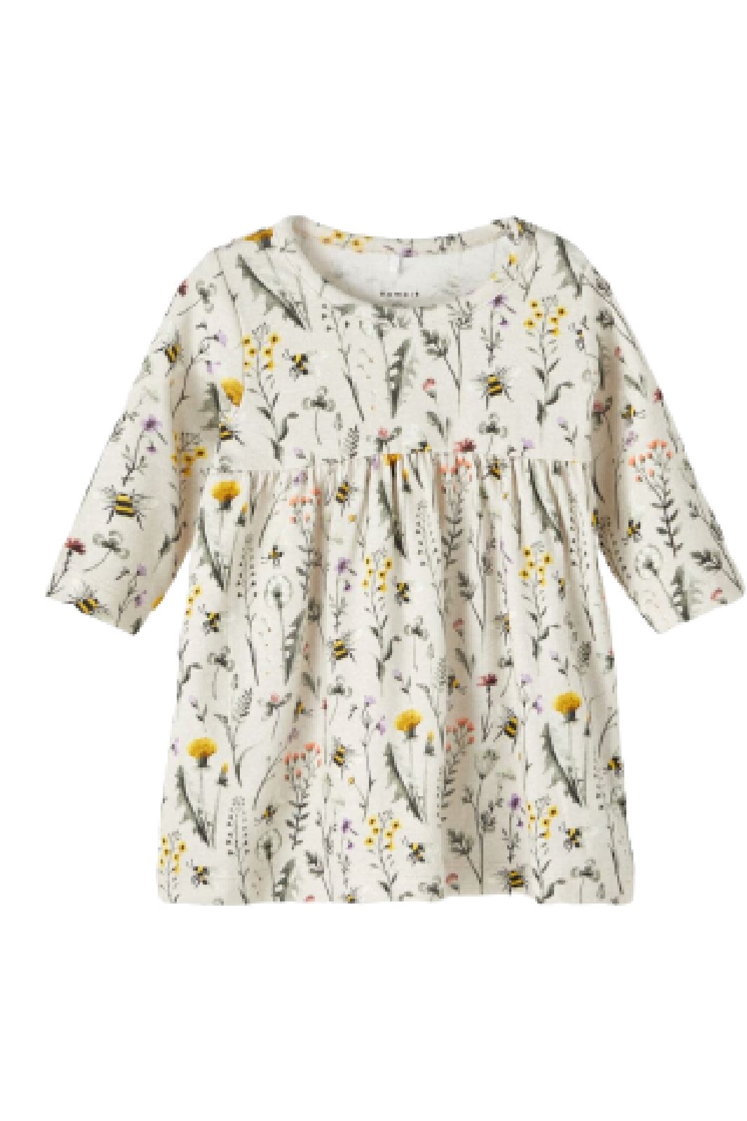 Name It - Nbfhubine Ls Dress - Peyote Melange Kjoler