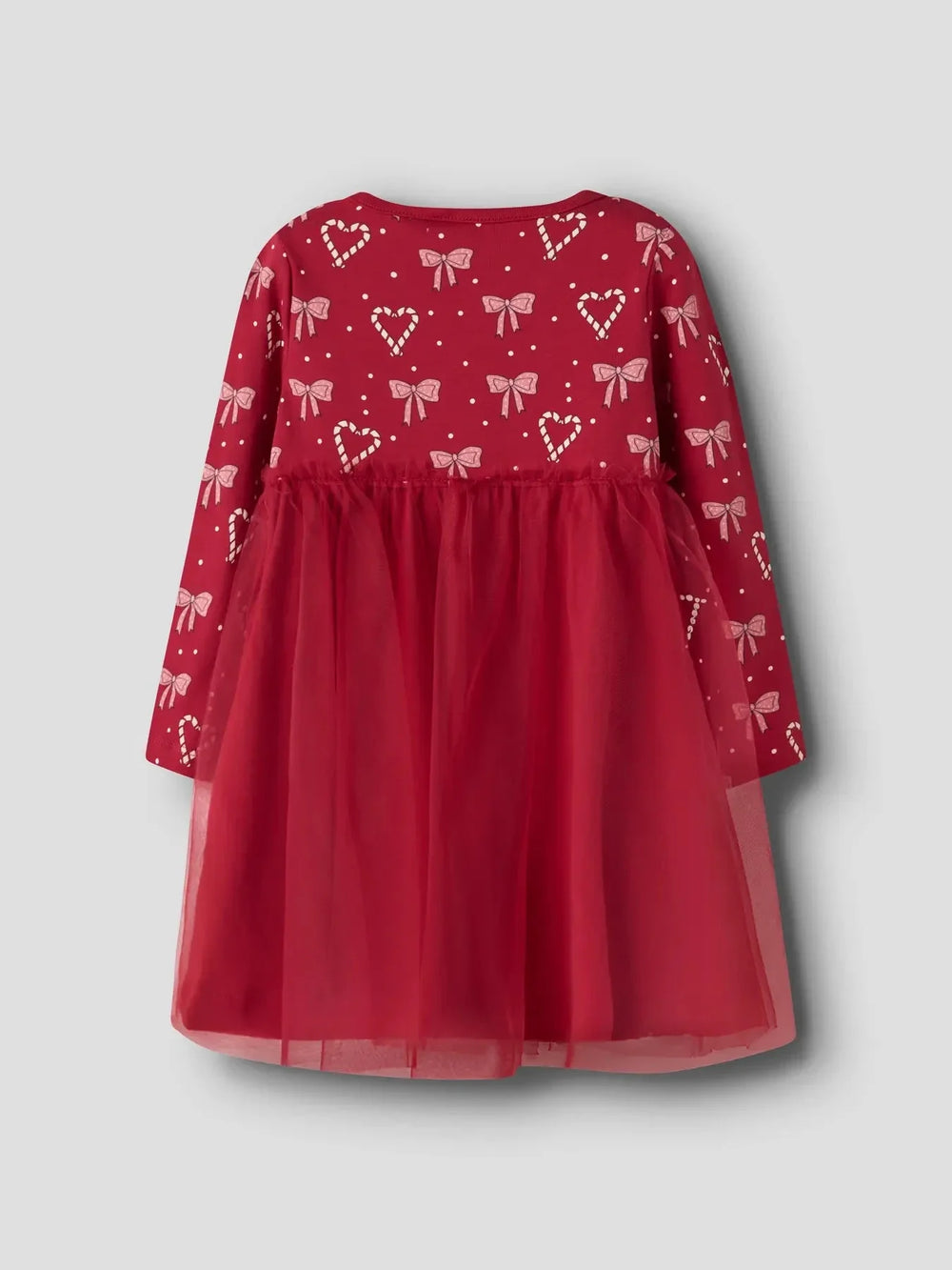 Name It - Nbfri Ls Dress - 4846344 Jester Red Kjoler